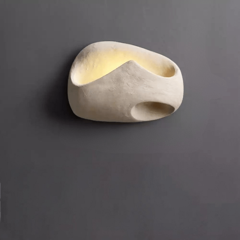 ZenFutur – Wabi-Sabi Væglampe med Minimalistisk LED-Design