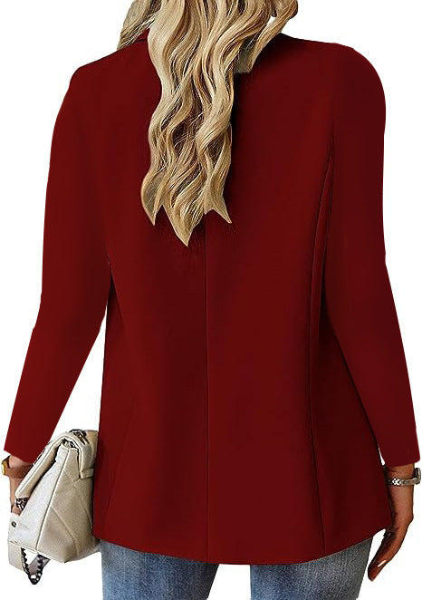 Women’s Chic Blazer Jacket | Single-Button Lapel Work to Weekend Style