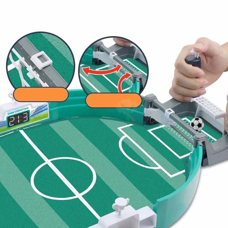 Jeu de baby-foot interactif – Ensemble familial de football durable pour amusement et coordination