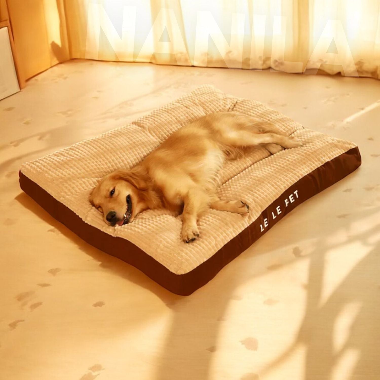 Orthopedic Dog Bed – Supportive Foam Cushion with Soft Washable Cover for Deep Relaxation