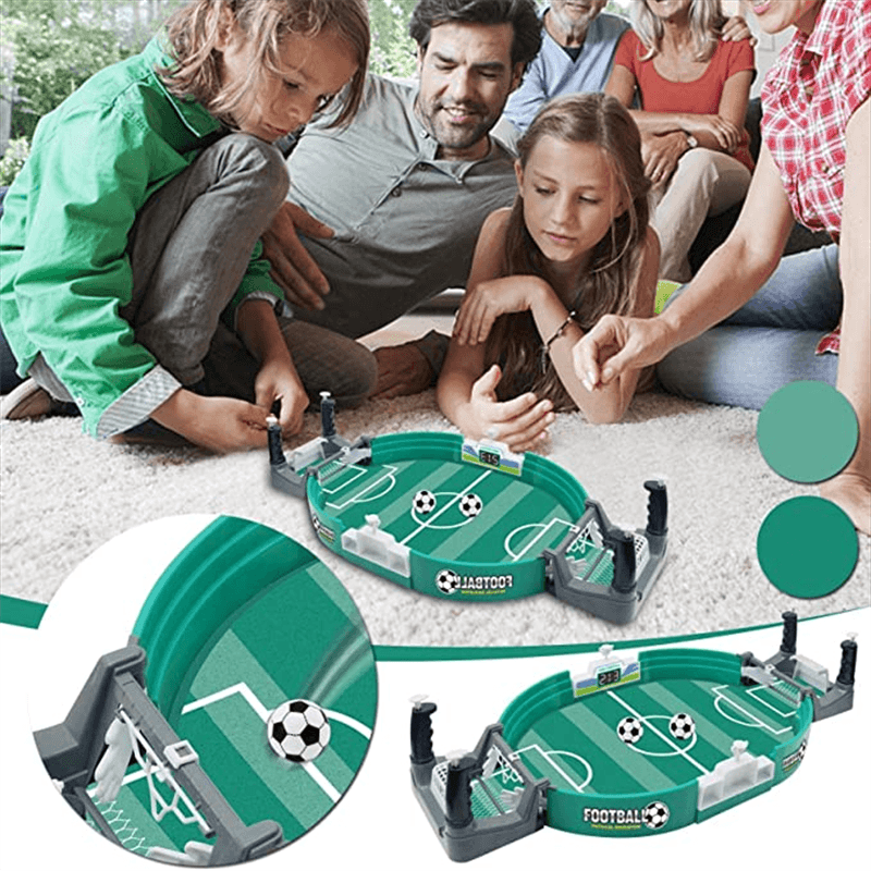 Jeu de baby-foot interactif – Ensemble familial de football durable pour amusement et coordination