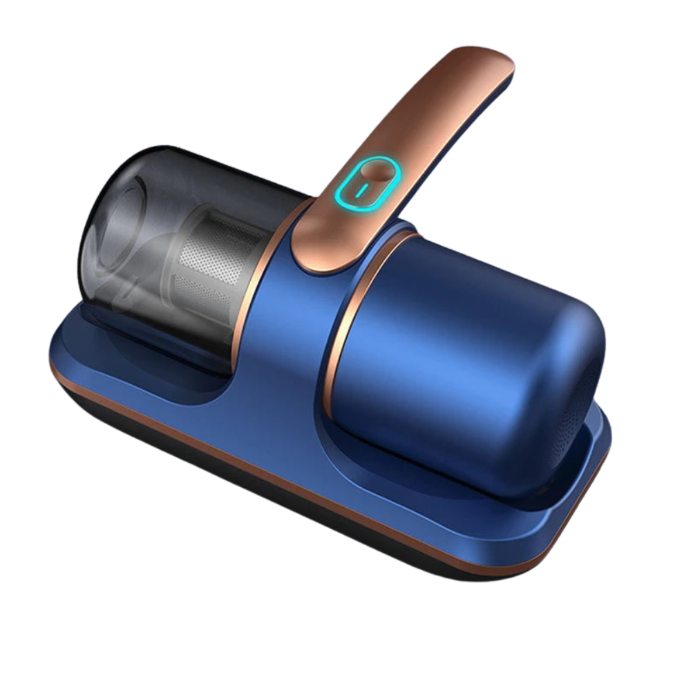 Aspirateur à main sans fil – Puissance d'aspiration de 12 kPa, fonction lumière UV et fonctionnement silencieux pour le nettoyage des tissus