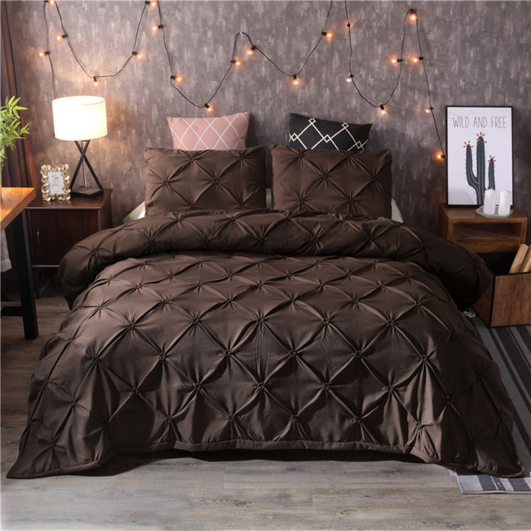 Ensemble de literie en coton doux de luxe avec confort respirant et design moderne élégant