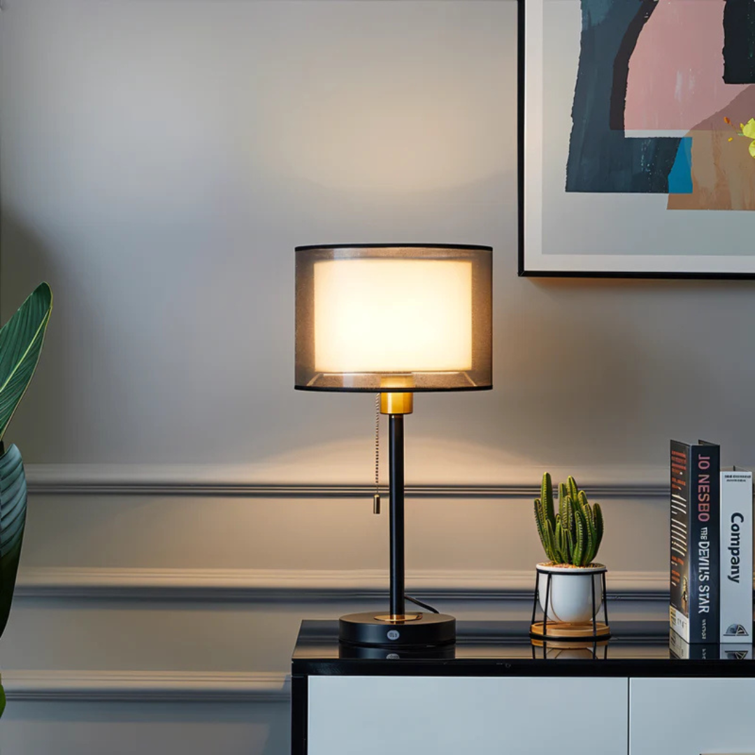 Lumis - Glasbordlampe med varmt LED-lys