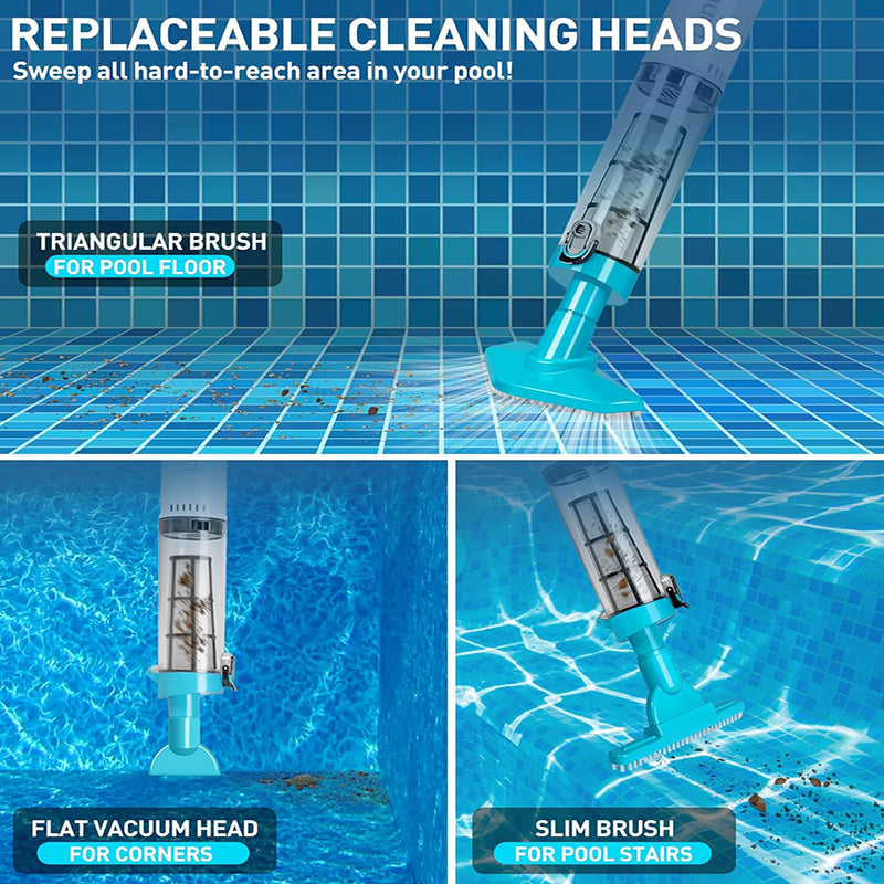 3 in 1 Cordless Rechargeable Pool Vacuum Cleaner 6