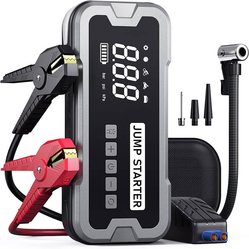 4 in 1 Portable Jump Starter with Air Pump Pro 0
