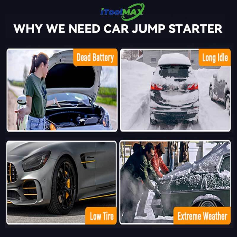 4 in 1 Portable Jump Starter with Air Pump Pro 1