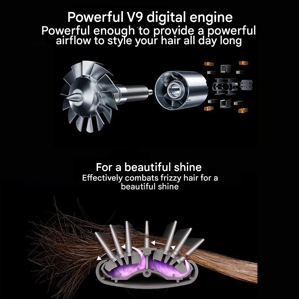5-in-1 Multi Hair Styler with 1000W Ionic Technology for Drying, Curling, and Straightening 3