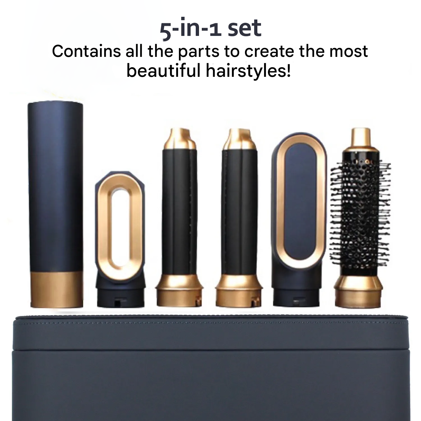 5-in-1 Multi Hair Styler with 1000W Ionic Technology for Drying, Curling, and Straightening 8