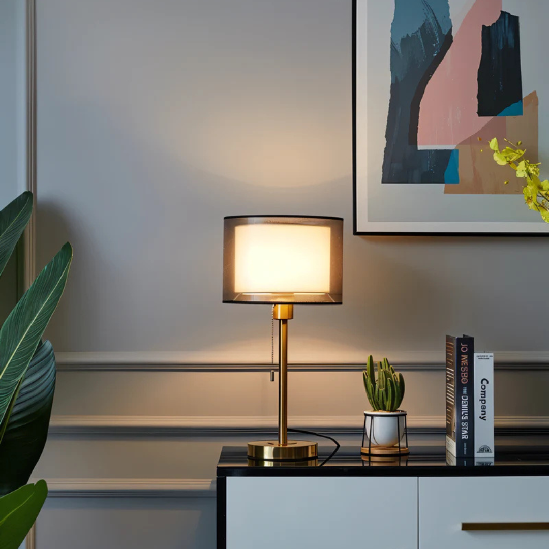 Lumis - Glasbordlampe med varmt LED-lys