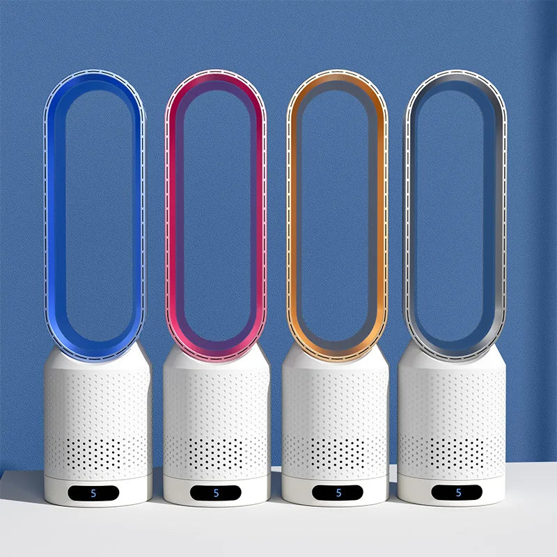 Climatiseur sans pales – Ventilateur 3-en-1 avec purificateur d'air, oscillation et commande tactile