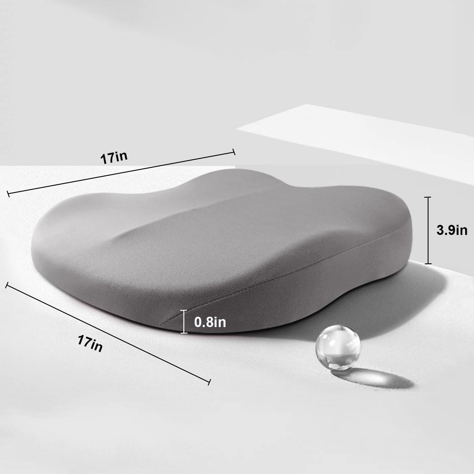 Car Booster Seat Cushion for Improved Visibility and Driving Comfort