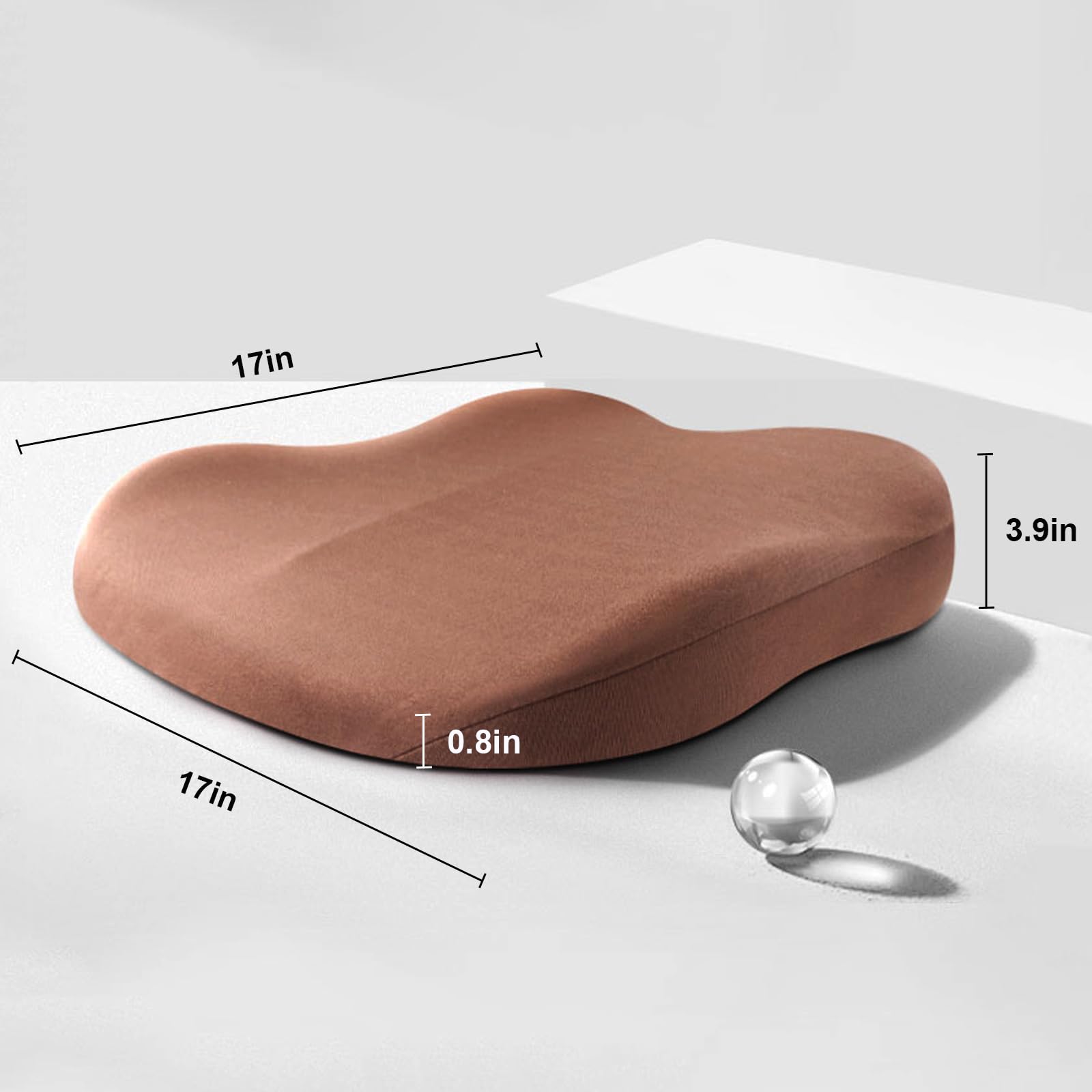 Car Booster Seat Cushion for Improved Visibility and Driving Comfort