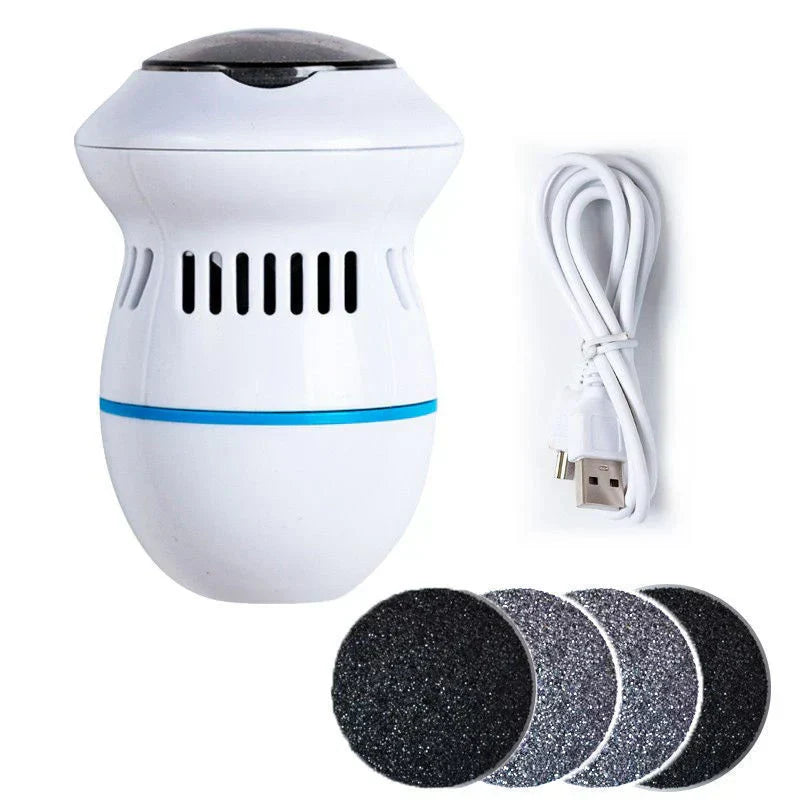 Electric Foot Callus Remover – USB-Rechargeable Device with Integrated Dust Collection