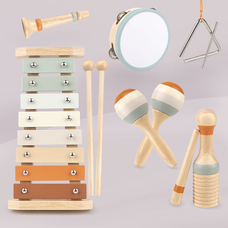 Set de musique pour tout-petits – Instruments en bois inspirés Montessori pour jeu créatif
