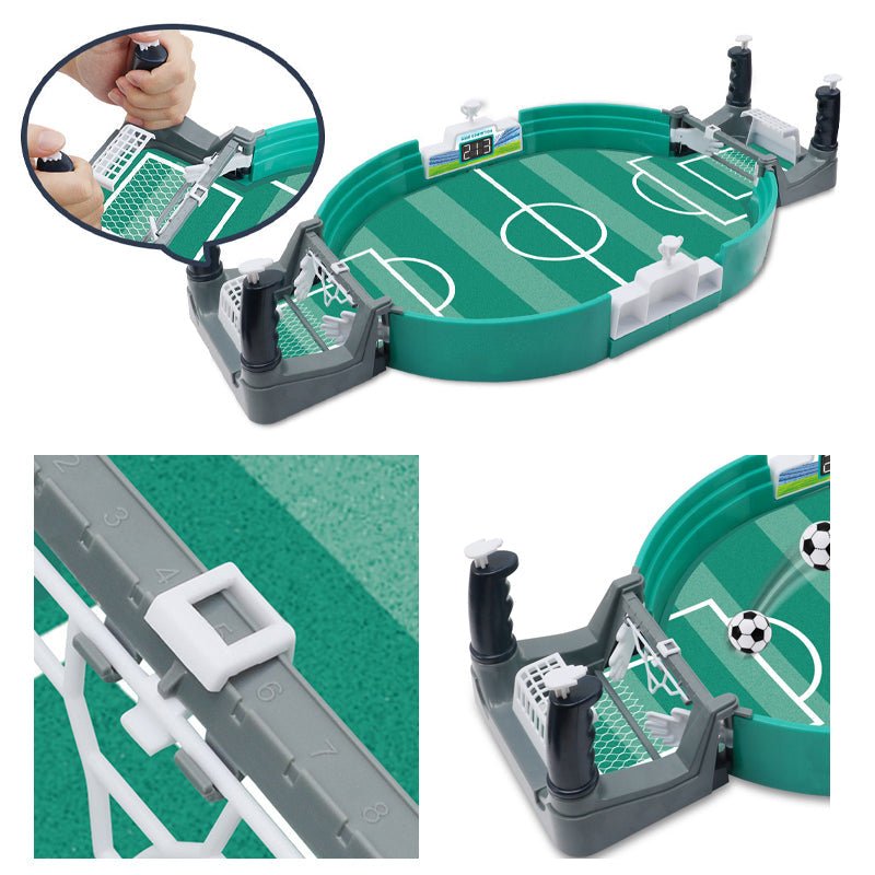 Jeu de baby-foot interactif – Ensemble familial de football durable pour amusement et coordination