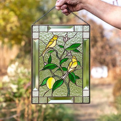 Acryl Glas-in-lood Wanddecoratie met Kleurrijk Zonlicht Effect 4