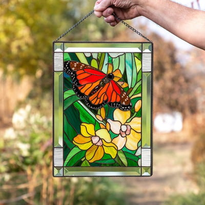 Acryl Glas-in-lood Wanddecoratie met Kleurrijk Zonlicht Effect 5