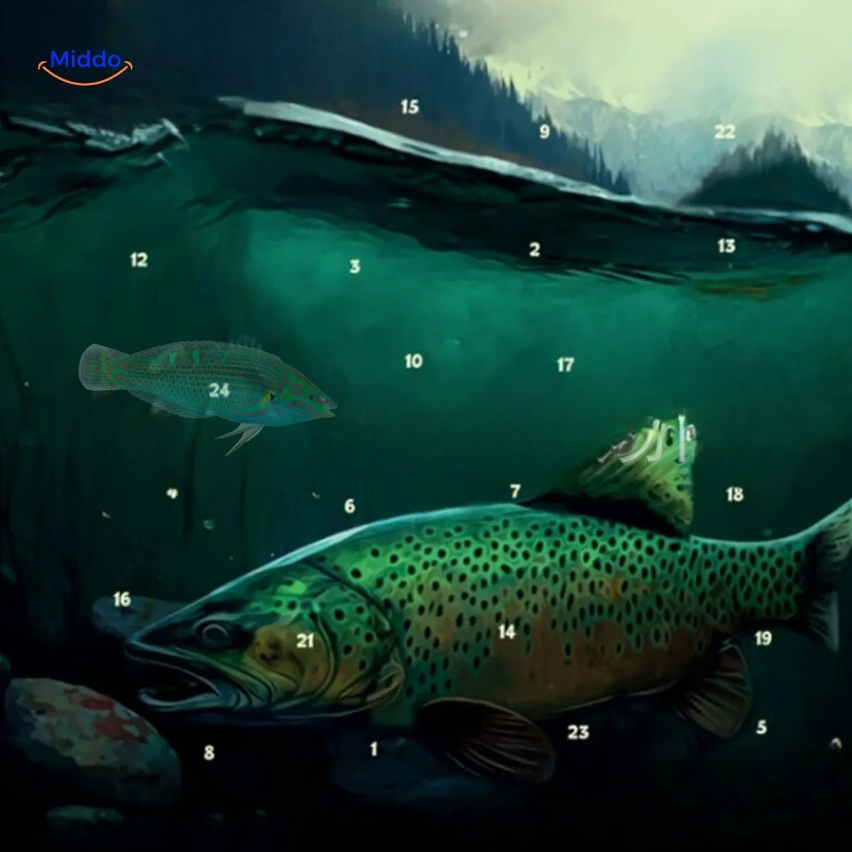 Fishing advent calendar