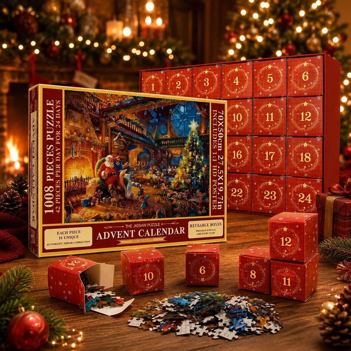 Puzzle advent calendar