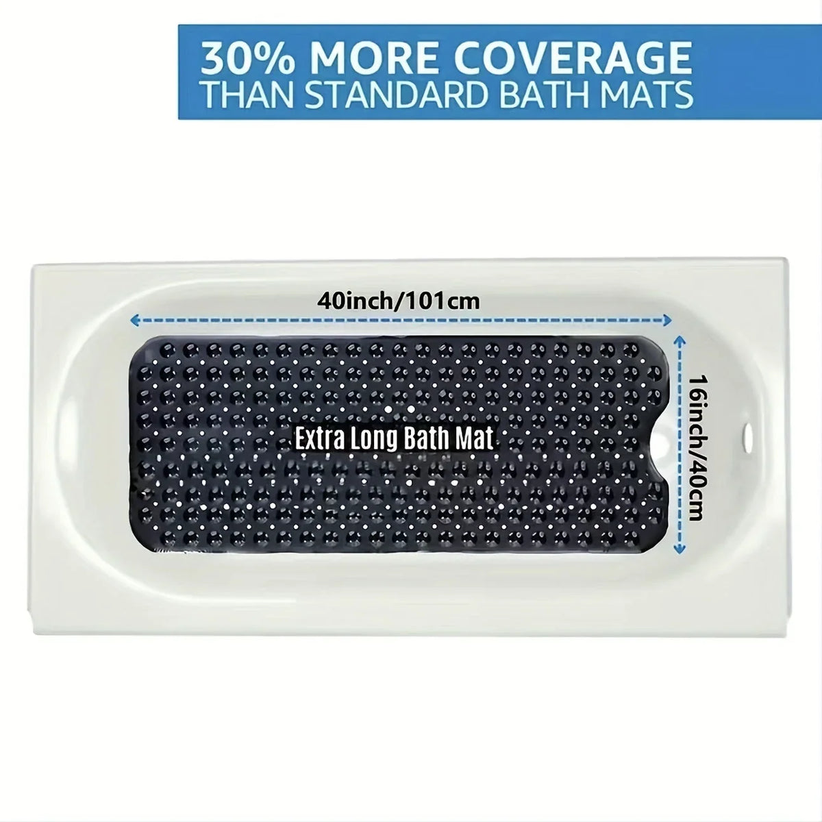 Non-slip bath mat