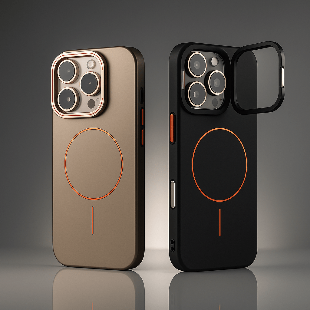 Armor Shield iPhone-hoes voor MagSafe met standaard en lensbescherming 1