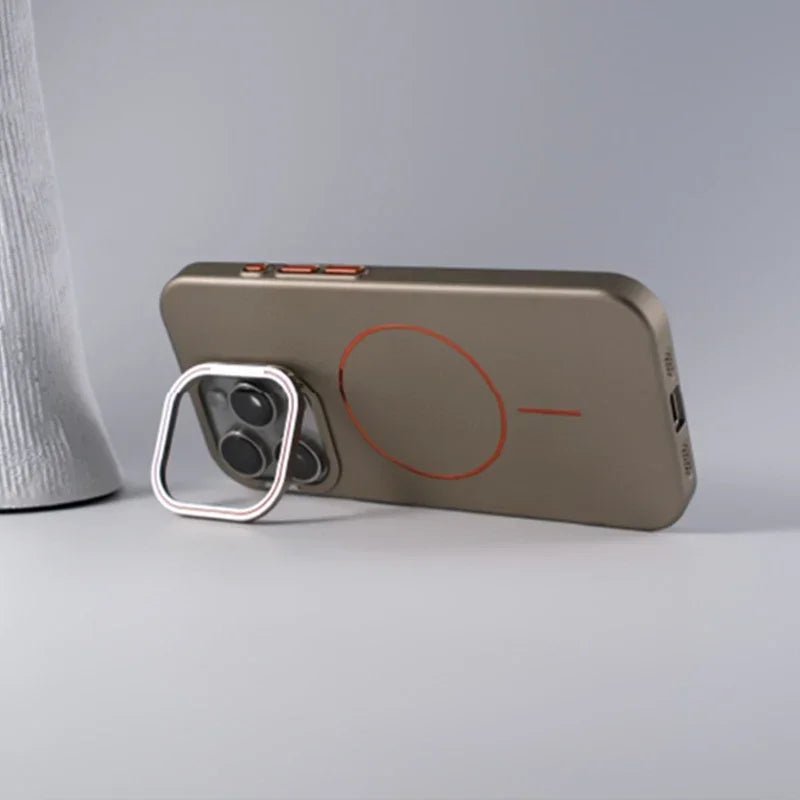 Armor Shield iPhone-hoes voor MagSafe met standaard en lensbescherming 5