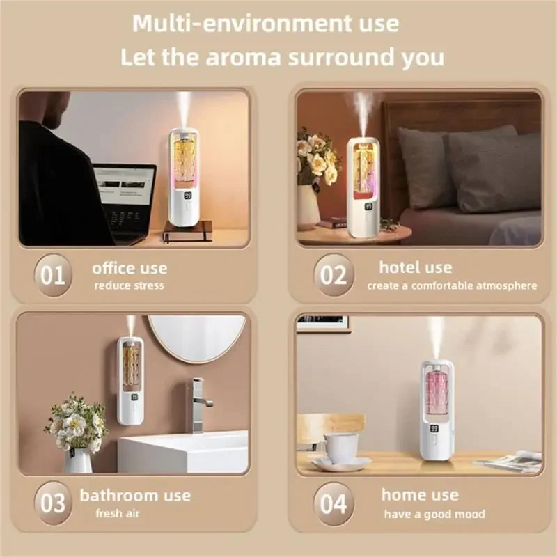 Aromatherapie Diffuser Met Kleurrijke Verlichting en Ultrasone Technologie voor Ontspanning 4
