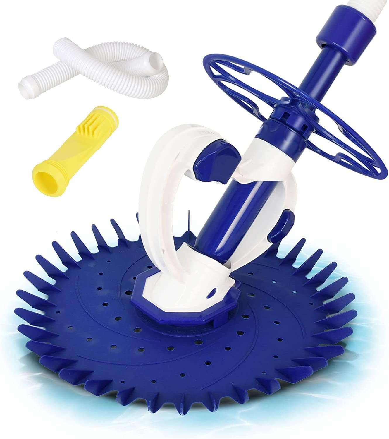 Automatic Pool Vacuum Cleaner for Above Ground and In-Ground Pools, Adjustable Suction 0