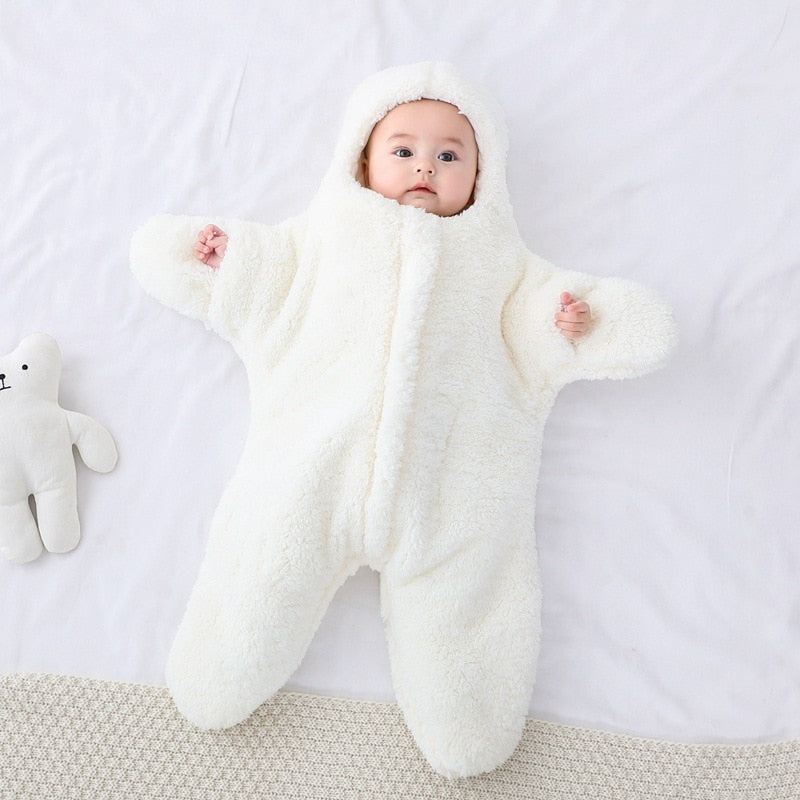Baby Sleeping Bag - Soft Cashmere Sleep Sack with Starfish Design for Infants 0