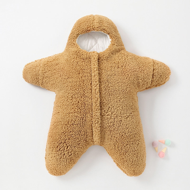 Baby Sleeping Bag - Soft Cashmere Sleep Sack with Starfish Design for Infants 7