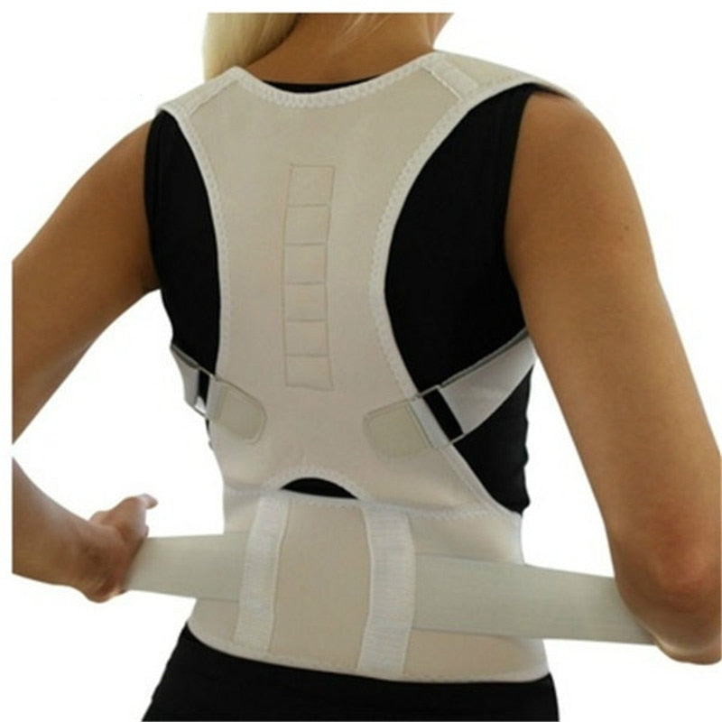 Back Support Brace with Magnetic Therapy for Posture Correction and Pain Relief 3