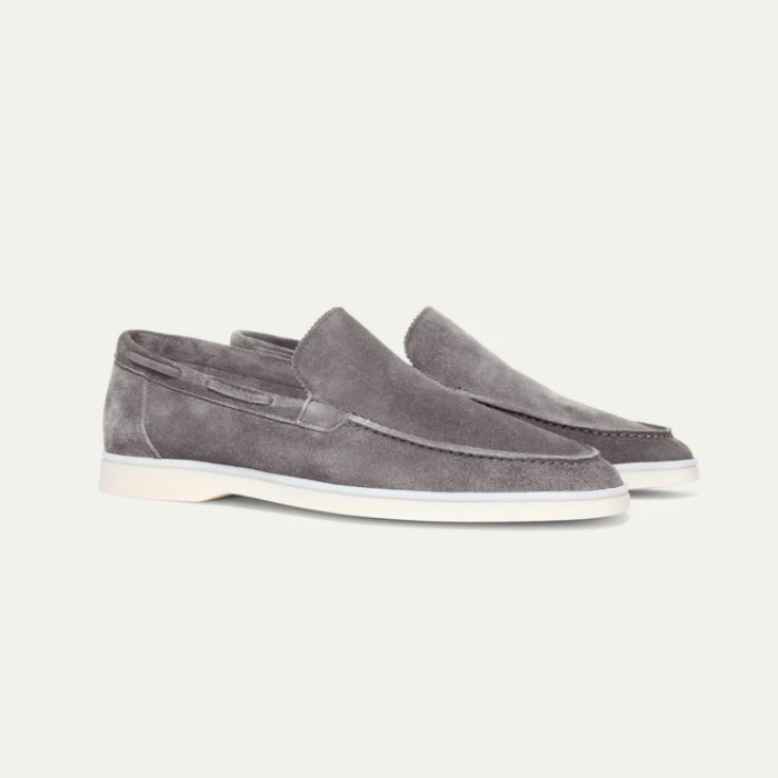 Luxe suède loafers Milan voor tijdloze stijl en dagelijks comfort