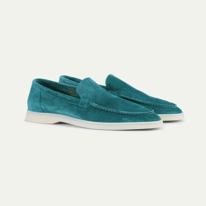 Luxe suède loafers Milan voor tijdloze stijl en dagelijks comfort