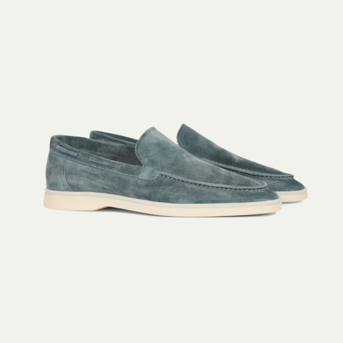 Luxe suède loafers Milan voor tijdloze stijl en dagelijks comfort