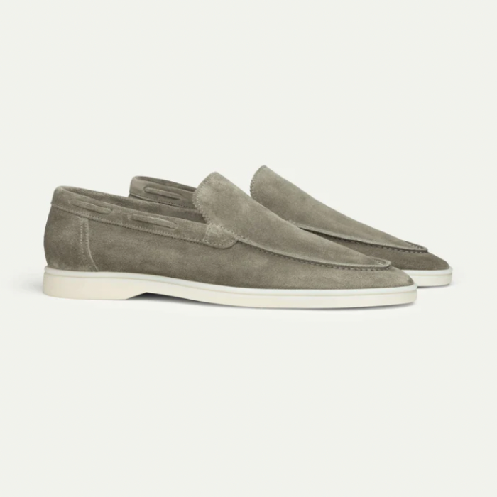 Luxe suède loafers Milan voor tijdloze stijl en dagelijks comfort