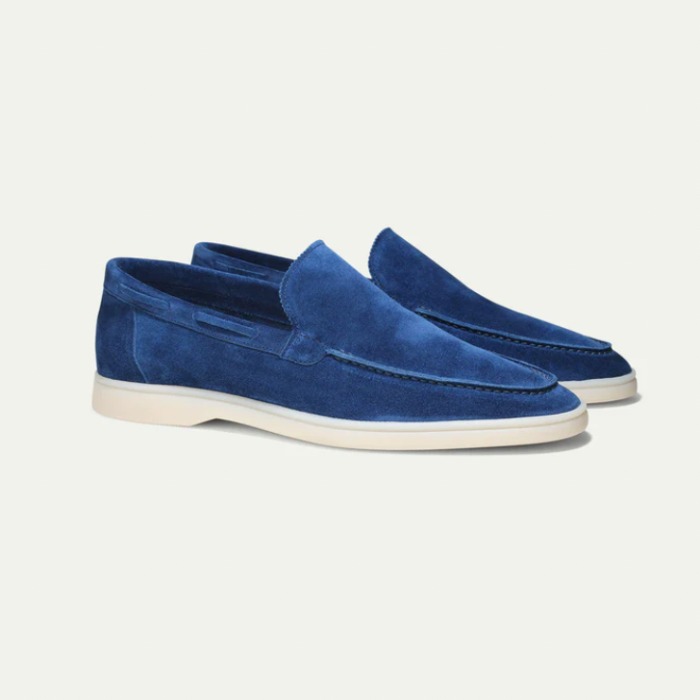 Luxe suède loafers Milan voor tijdloze stijl en dagelijks comfort