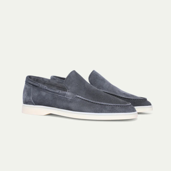 Luxe suède loafers Milan voor tijdloze stijl en dagelijks comfort