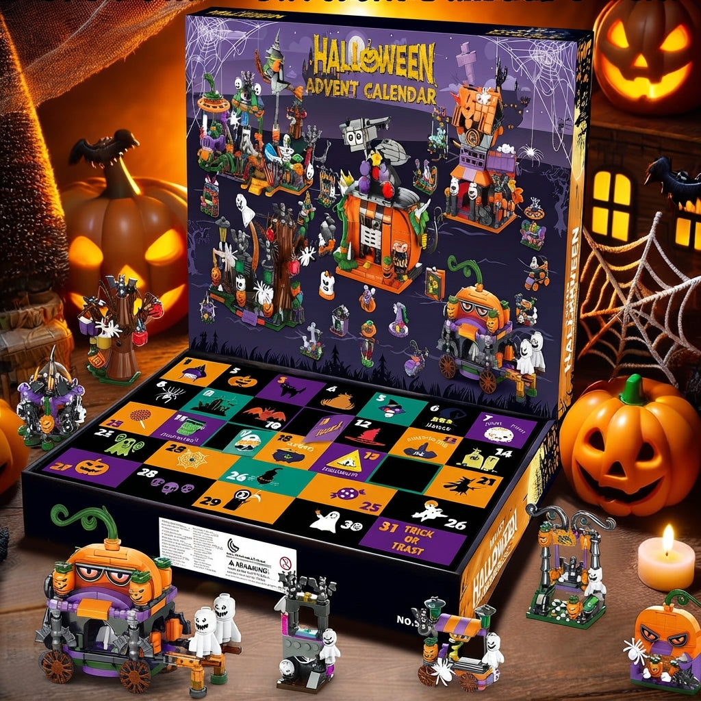 Bouwblokken voor de Halloween adventskalender – 31 ministructuren 0