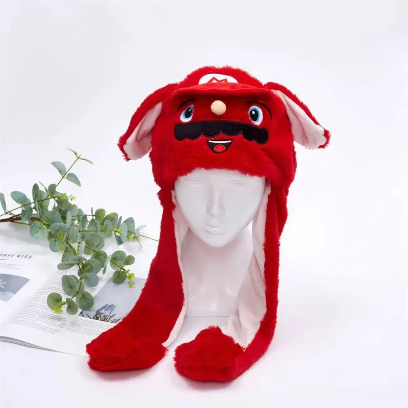 BunnyJoy Cute Plush Hat with Moving Ears for Adults and Kids 22