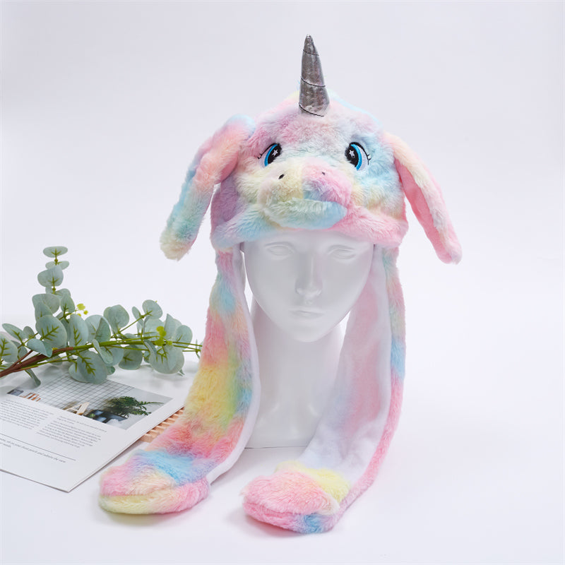 BunnyJoy Cute Plush Hat with Moving Ears for Adults and Kids 29