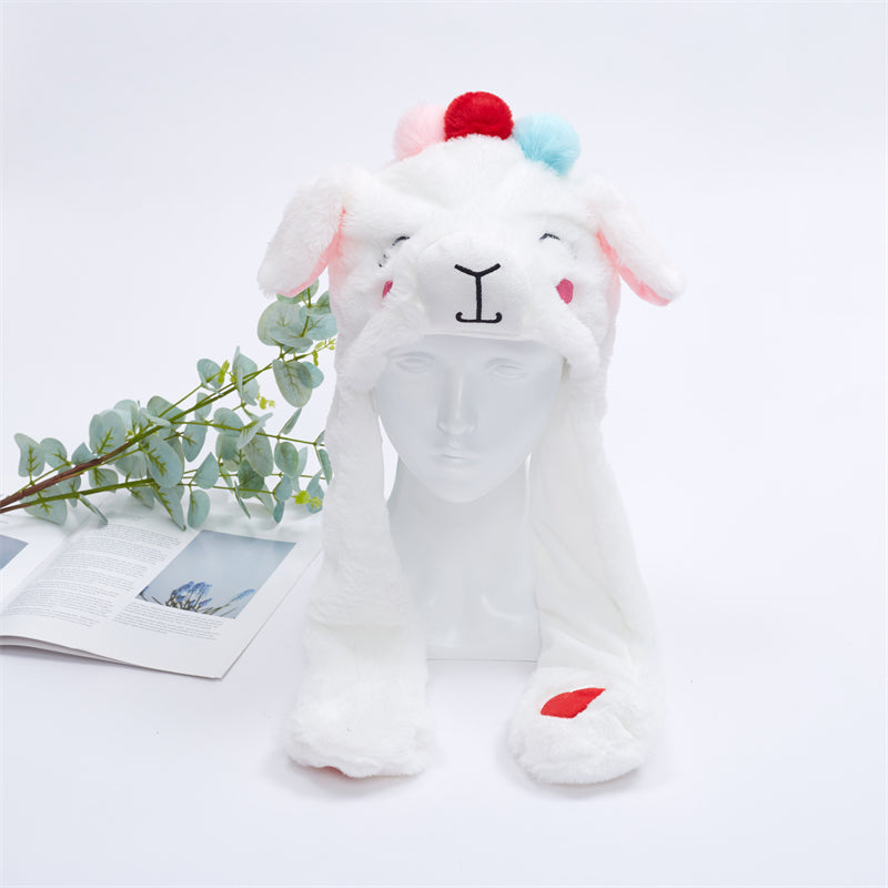 BunnyJoy Cute Plush Hat with Moving Ears for Adults and Kids 34