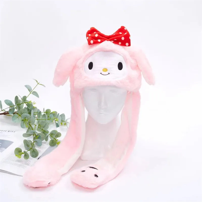 BunnyJoy Cute Plush Hat with Moving Ears for Adults and Kids 44