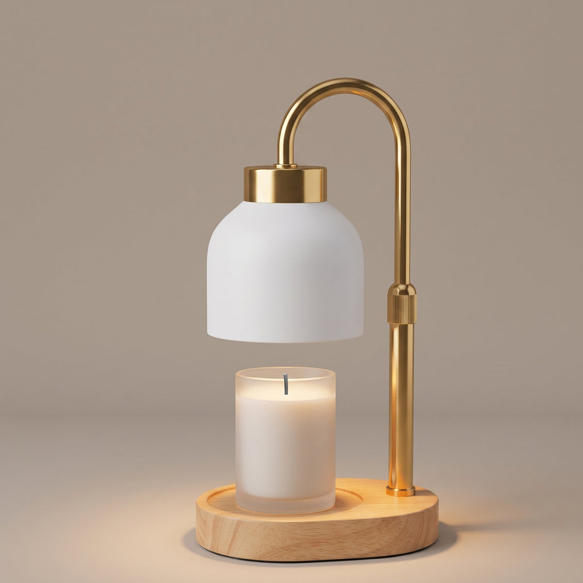 Candle Warmer Lamp with Adjustable Arm, Dimmer & Timer for Jar Candles 0