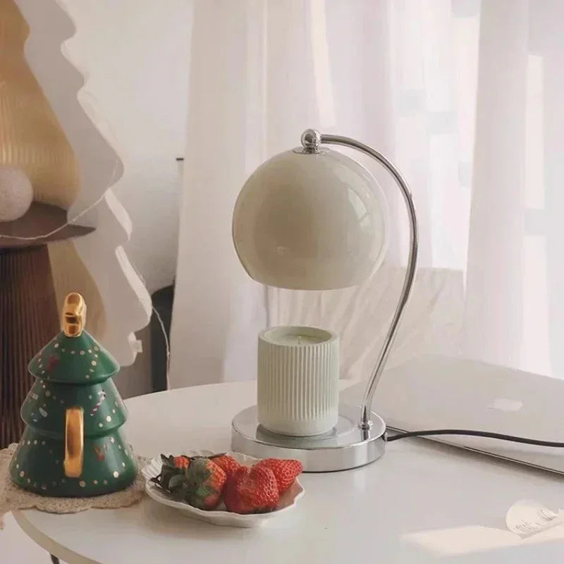Candle Warmer Lamp with Metal Frame for Cozy Ambient Lighting, Safe and Multifunctional 5