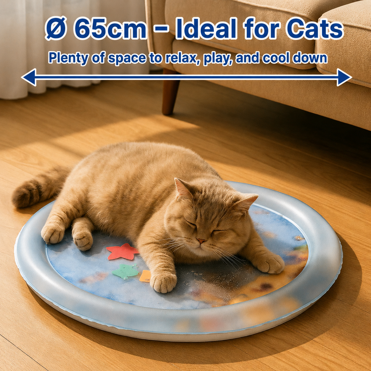 Cat Water Mat – Interactive Cooling Sensory Toy for Indoor Cats