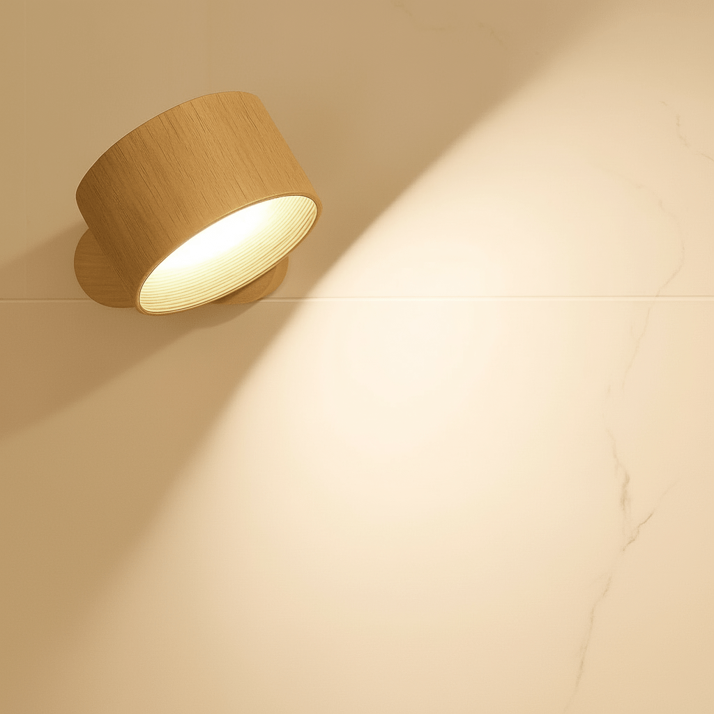 Applique murale sans fil – LED rechargeable, télécommande et couleur de lumière réglable