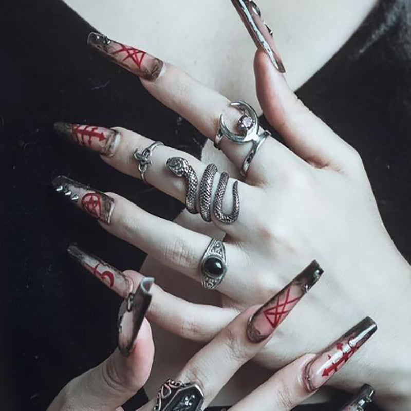 Coiled Snake Stainless Steel Ring 3