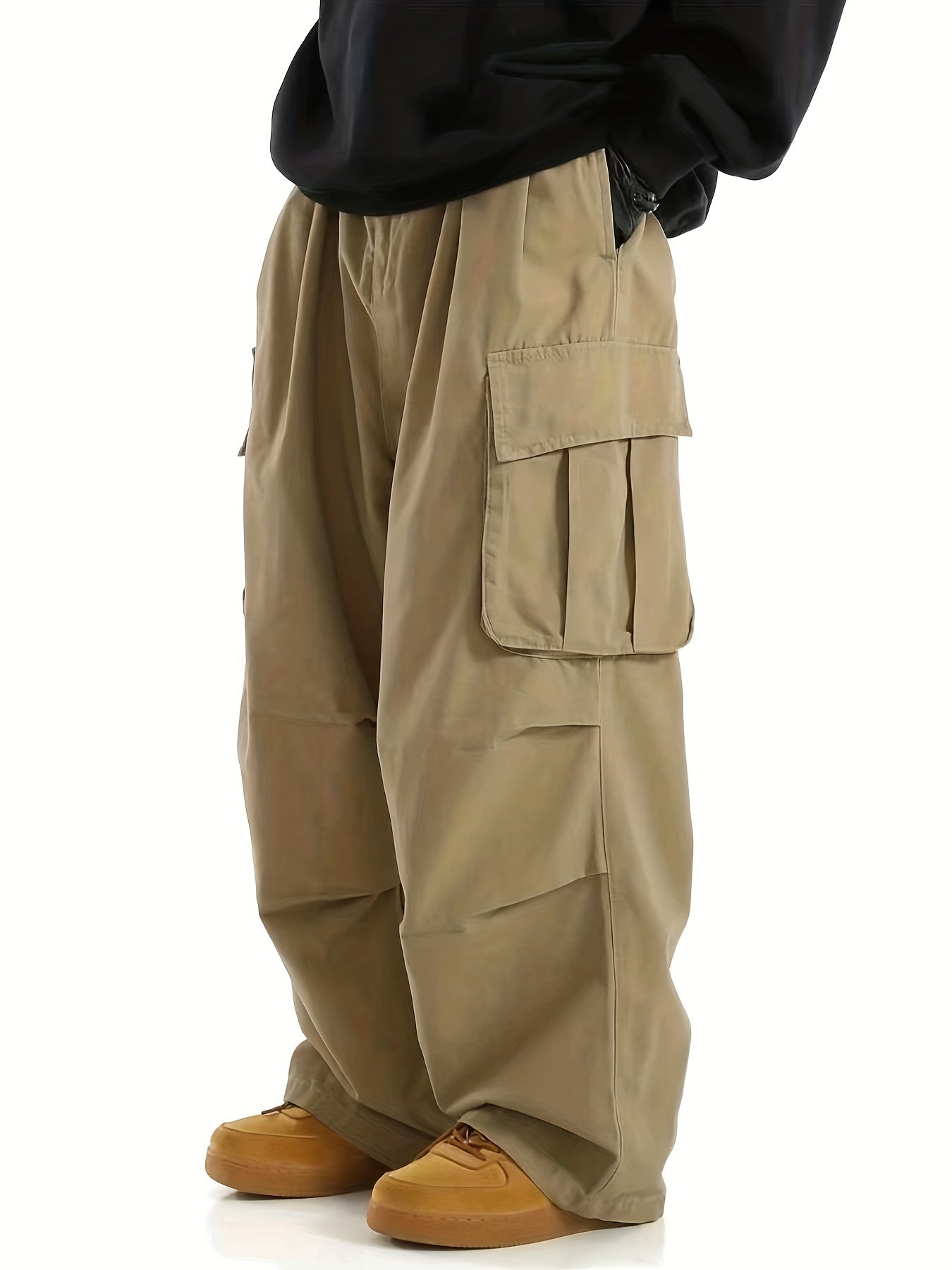Comfortable Men's Cargo Trousers with Multiple Pockets - Daan 2
