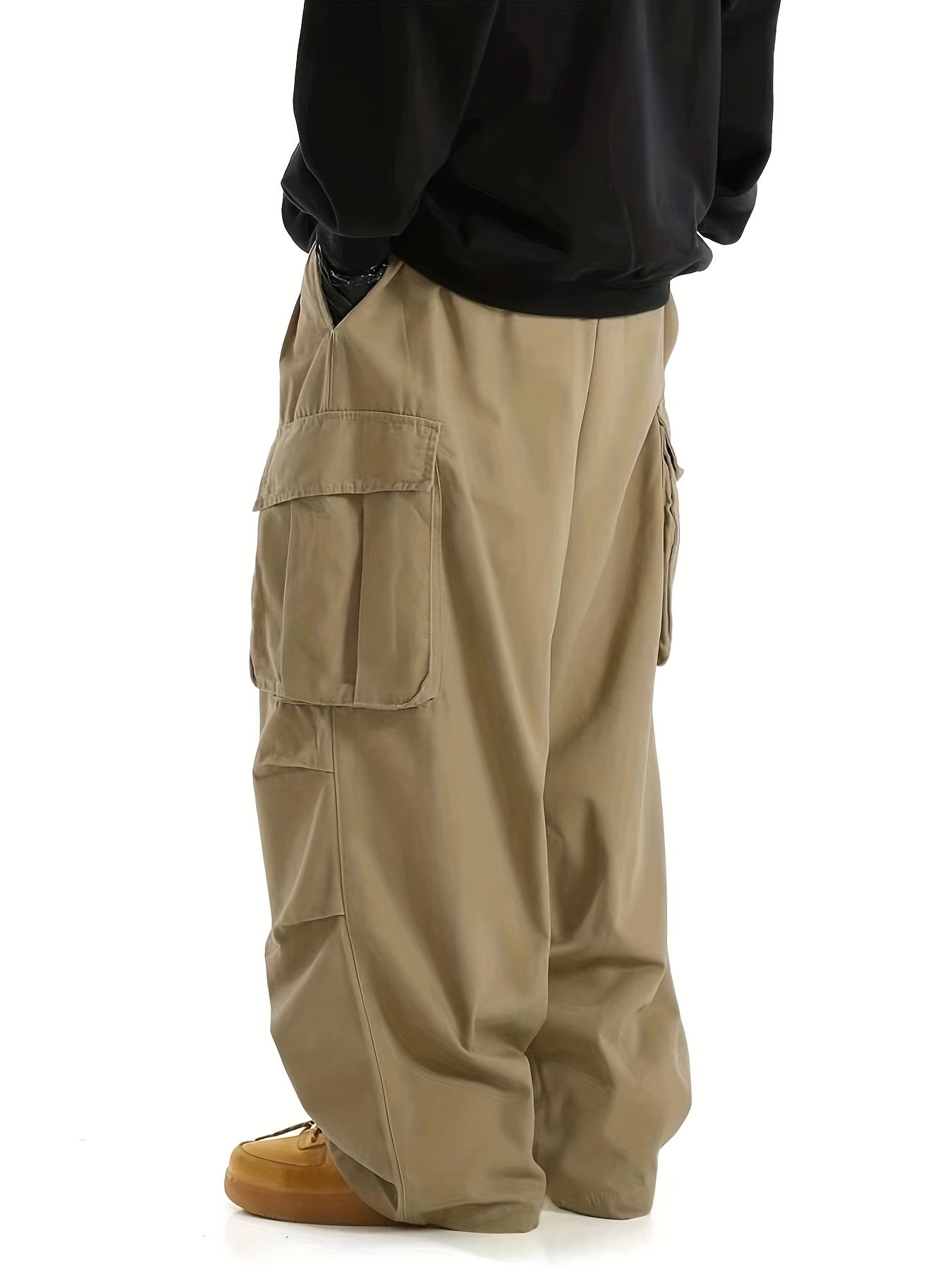 Comfortable Men's Cargo Trousers with Multiple Pockets - Daan 6